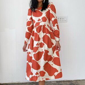 NWT Lisa Says Gah! Maddie Dress in Moo! Print